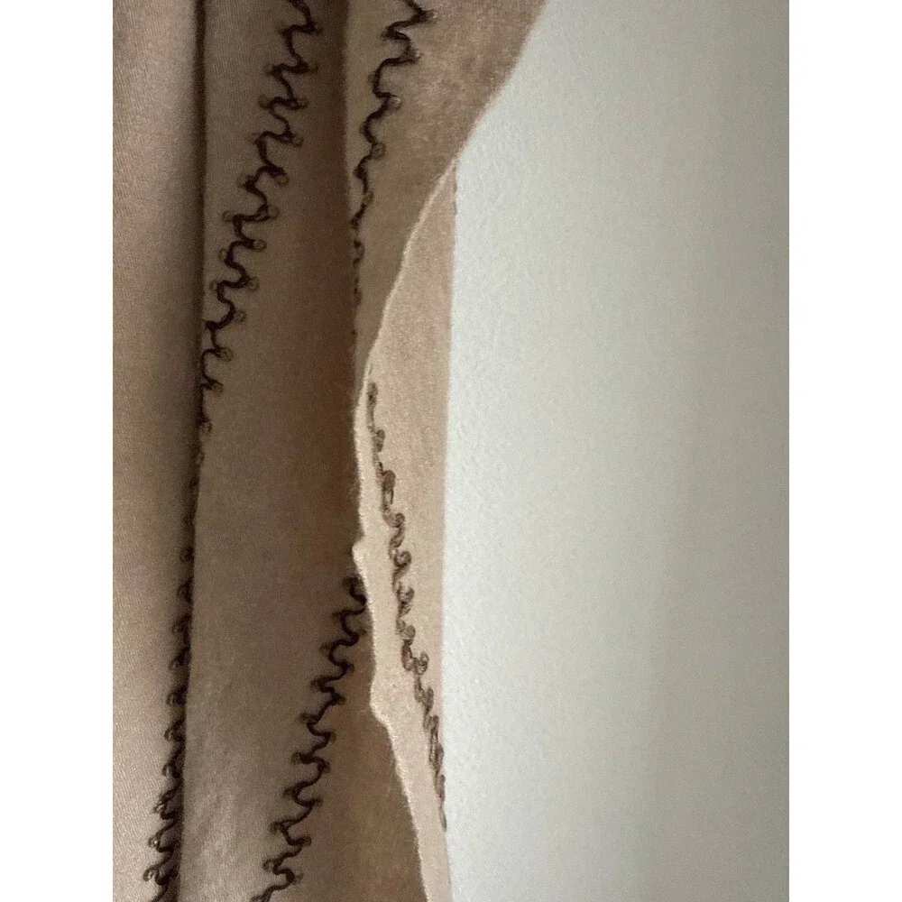 ✿ BAJRA Cashmere Silk Scarf Camel Handmade Nepal Designer Wrap